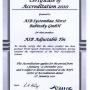 ASB Squash budowa kort certyfikat WSF